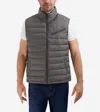 Cole Haan Men's Quilted Vest - Black Size Small In Grey