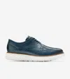 Cole Haan Men's Øriginal Grand 2.0 Wingtip Oxford Shoes - Blue Size 10