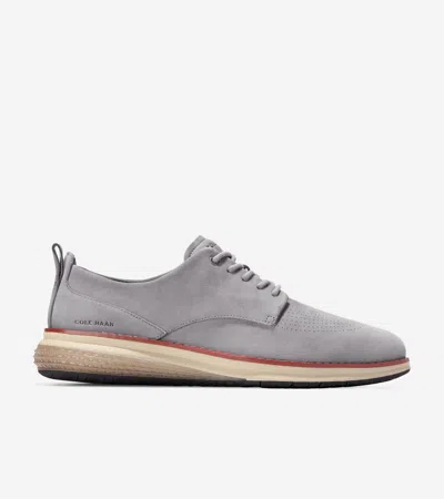 Cole Haan Men's Øriginal Grand Energyweave Perforated Plain Toe Oxfords - Grey Size 8.5 In Gray