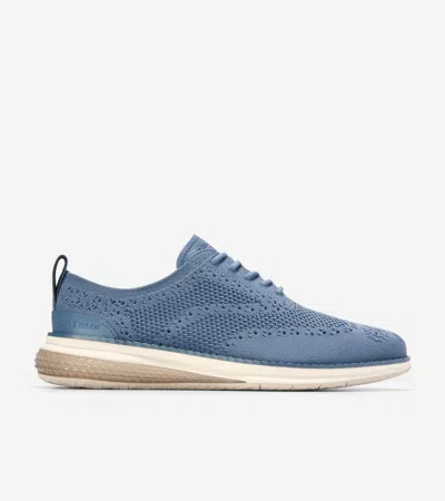 Cole Haan Men's Øriginal Grand Energyweave Stitchlite Wing Oxfords - Blue Size 9.5
