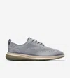 Cole Haan Men's Øriginal Grand Energyweave Stitchlite Wing Oxfords - Grey Size 8.5