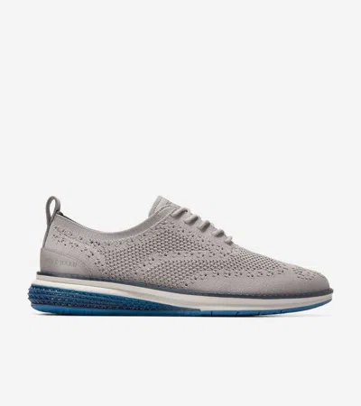 Cole Haan Men's Øriginal Grand Energyweave Stitchlite Wingtip Oxford Shoes - Grey Size 9 In Gray