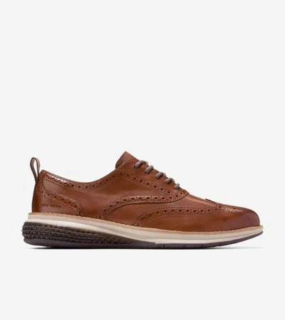 Cole Haan Men's Øriginal Grand Energyweave Wingtip Oxford Shoes - Brown Size 9.5