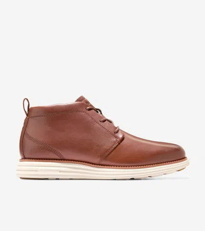 Cole Haan Men's Øriginal Grand Remastered Waterproof Chukka Boots - Brown Size 7.5