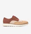 Cole Haan Men's Øriginal Grand Remastered Wingtip Oxford Shoes - Beige Size 9 In Brown