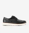 Cole Haan Men's Øriginal Grand Remastered Wingtip Oxford Shoes - Black Size 10 In Black