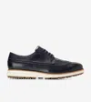 Cole Haan Men's Øriginal Grand Wingtip Oxford Golf Shoes - Blue Size 8.5 Waterproof In Blue