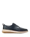 Cole Haan Men's Riginalgrand Energyweave Perforated Plain Toe Oxfords In Navy