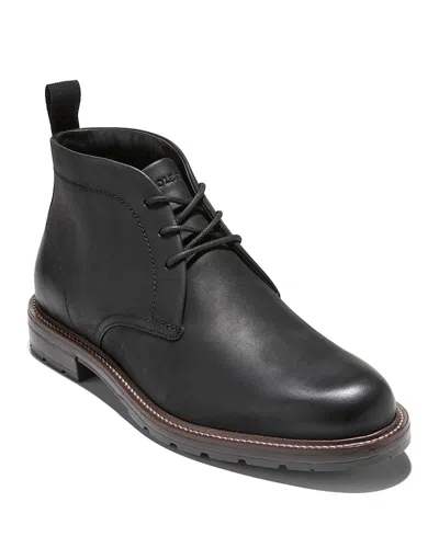Cole Haan Men's Roundhill Grand Chukka Boots In Black