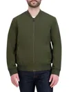 Cole Haan Bomber Jacket In Olive