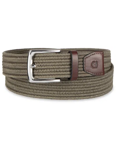 Cole Haan Men's Stretch Braided Belt In Green