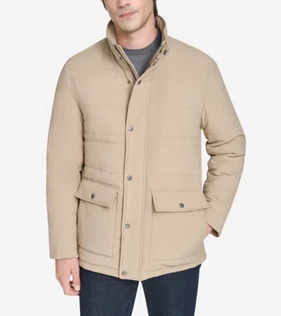 Cole Haan Men's Stretch Quilted Jacket - Beige Size Xxl In Neutral