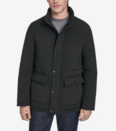 Cole Haan Men's Stretch Quilted Jacket - Black Size Xxl