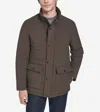 Cole Haan Men's Stretch Quilted Jacket - Brown Size Xxl In Brown