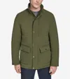 Cole Haan Men's Stretch Quilted Jacket - Green Size Xxl In Green