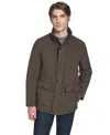 Cole Haan Men's Stretch Quilted Jacket - Brown Size Xxl In Brown
