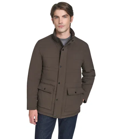 COLE HAAN MEN'S STRETCH QUILTED JACKET