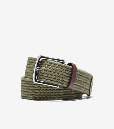 Cole Haan Men's Stretch Web Belt - Green Size 32