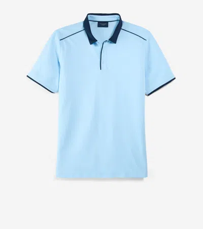 Cole Haan Men's Trafton Polo Shirt - Blue Size 2xl