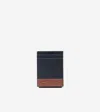 Cole Haan Men's Triboro Card Case - Blue In Blue