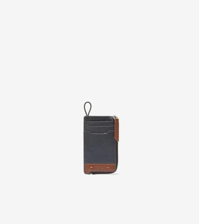 Cole Haan Men's Triboro L Zip Card Case - Blue