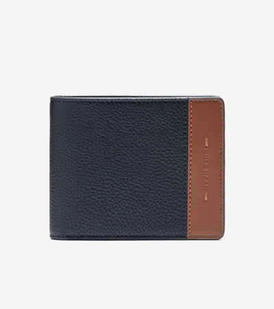 Cole Haan Men's Triboro Leather Wallet - Blue