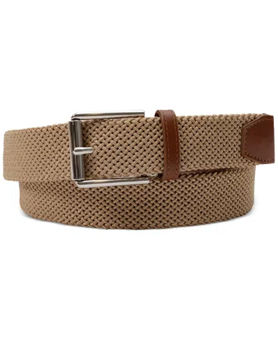 Cole Haan Men's Tubular Stretch Belt In Khaki