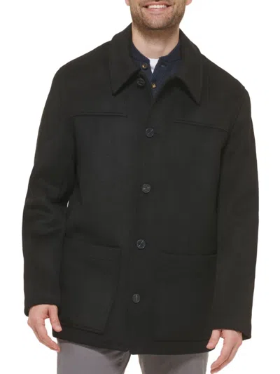 Cole Haan Men's Wool Blend Field Jacket In Black