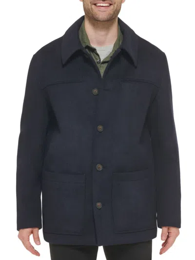 Cole Haan Men's Wool Blend Field Jacket In Navy