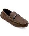 Cole Haan Wyatt Leather Bit Driver Loafer In Truffle Nubuck,irish Coffee