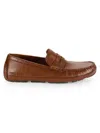COLE HAAN MEN'S WYATT LEATHER PENNY DRIVING LOAFERS