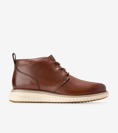 Cole Haan Men's Zerøgrand Eon Chukka Boots - Brown Size 9 Water-resistant