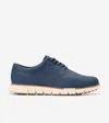 Cole Haan Men's Zerøgrand Remastered No Sew Wingtip Waterproof Golf Shoes - Blue Size 9.5 In Blue