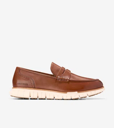 Cole Haan Men's Zerøgrand Remastered Penny Loafers - Brown Size 9
