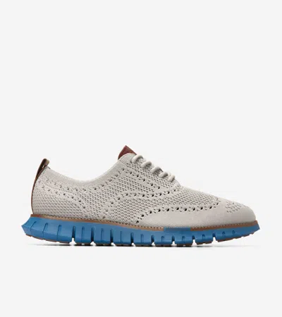Cole Haan Men's Zerøgrand Remastered Stitchlite Wingtip Oxford Shoes - Grey Size 7 In Gray