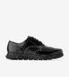 Cole Haan Zerogrand Remastered Wingtip Derby Sneaker In Black
