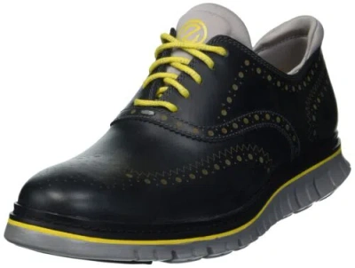 Pre-owned Cole Haan Men's Zerogrand Wing Ox Sneake Sz_9_turbulence Wp Sleet
