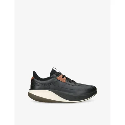 Cole Haan Mens Black Grandprø All-day Leather Running Trainers Eur 43 / 9 Uk