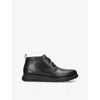 Cole Haan Mens Black Øriginalgrand Chukka Leather Boots Eur 41 / 7 Uk In Black