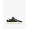 Cole Haan Mens  Grandpro Luxe Leather Low-top Trainers In Blk/white