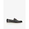 Cole Haan Leather Grandprø Windward Boat Shoes In Dark Brown