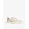 Cole Haan Mens Grey Grandprø Luxe Leather Low-top Trainers Eur 41 / 7 Uk