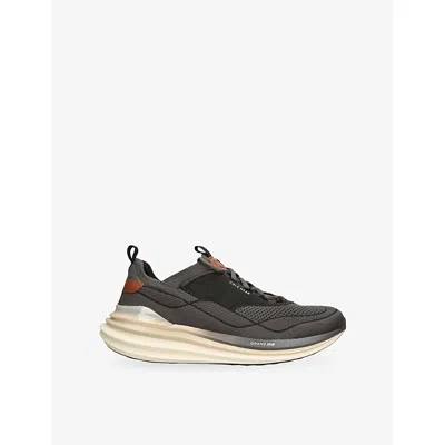 Cole Haan Mens Grey/dark Øriginalgrand Quadstar Stitchlite™ Knitted Trainers Eur 43.5 / 9.5 Uk In Multi