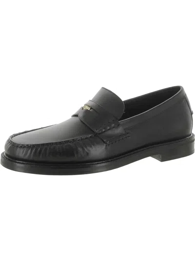 Cole Haan Mens Leather Loafers In Black