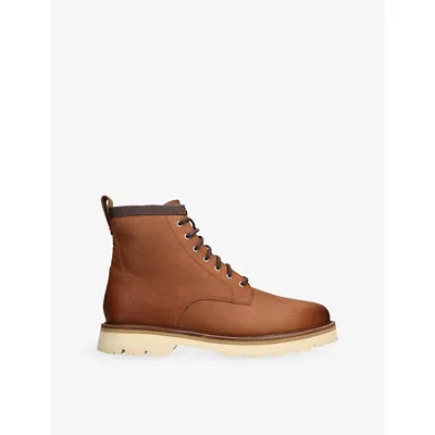 Cole Haan Mens American Classics Leather Ankle Boots Tan Eur 46 / 12 Uk In Brown