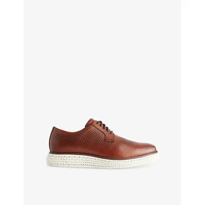 Cole Haan Originalgrand 2.0 Leather Oxfords In Brown