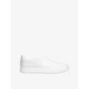 Cole Haan Mens White Grandprø Luxe Leather Low-top Trainers Eur 43 / 9 Uk In White