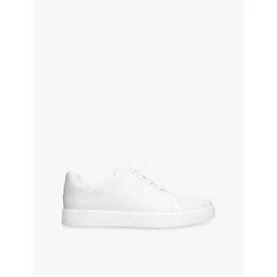 Cole Haan Mens White Grandprø Luxe Leather Low-top Trainers Eur 43 / 9 Uk