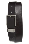 COLE HAAN METAL LOOP LEATHER BELT