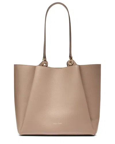 Cole Haan Midtown Medium Leather Tote In Neutral